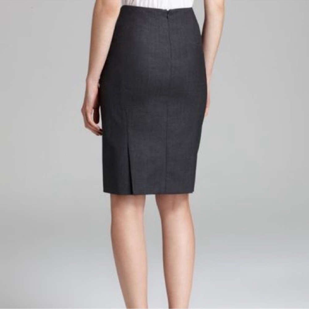 Theory Golca 2 Urban Pencil Wool Blend Skirt - Picture 3 of 14